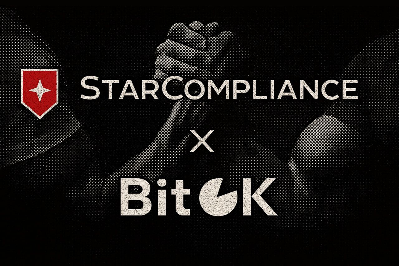 StarCompliance and AML Provider BitOK Form Strategic Partnership to Enhance Cryptocurrency Transaction Transparency